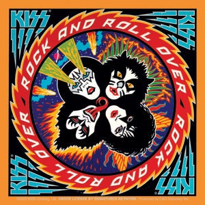 KISS Rock Roll Over Sticker Decal - Rock Band