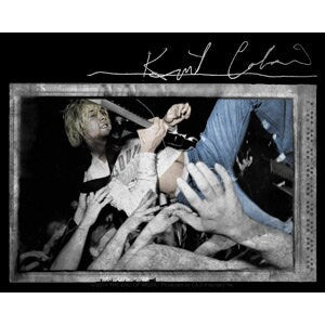 Kurt Cobain Crowd Surfing Sticker Decal - Nirvana Rock Band