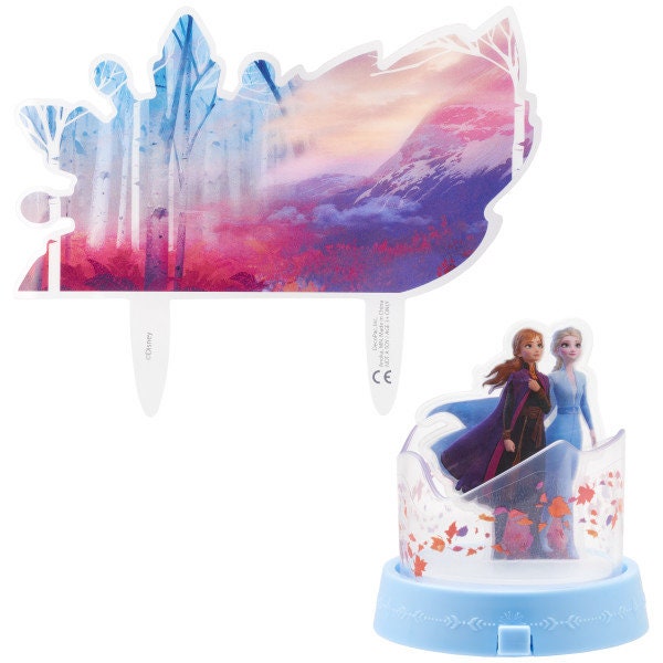 DISNEY FROZEN II Mythical Journey Cake Topper Cake Decoration Decoset Birthday Craft Supply