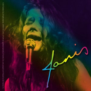 JANIS JOPLIN Singing Sticker Decal - Rock Band
