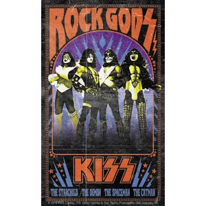 KISS Rock Gods Rock Sticker Decal - Rock Band Craft Supply