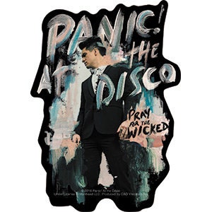 PANIC! At THE DISCO City Sticker Decal - Rock Band Craft Supply