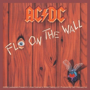 ACDC Fly On The Wall Rock Sticker Decal - Rock Band