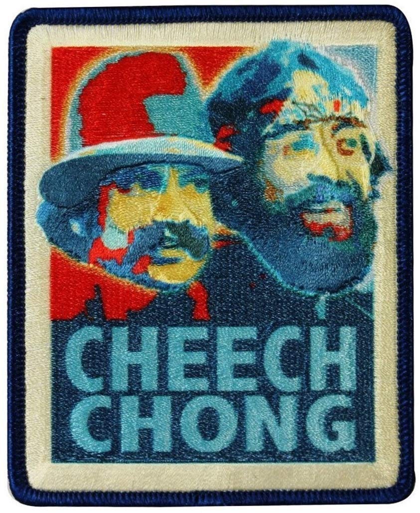 CHEECH CHONG Retro Patch - Embroidered Patch Applique