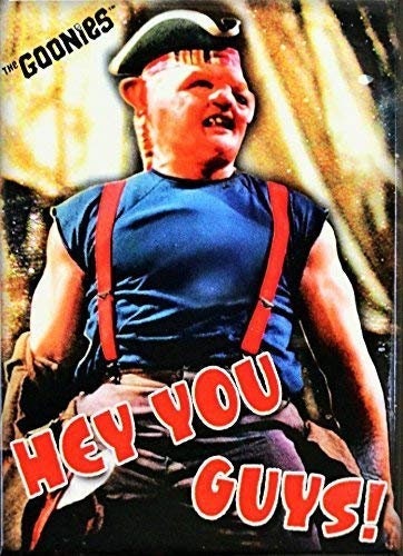 THE GOONIES Sloth Hey You Guys Magnet for Refrigerators and Lockers Steven Spielberg Movie
