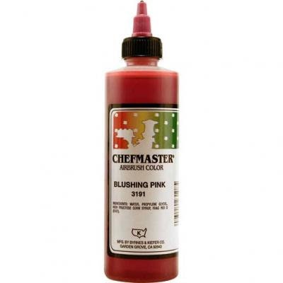 BLUSHING PINK Chefmaster Airbrush Color 9-Ounce - Custom Cake Cupcake Decorating