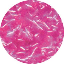 PINK Edible Glitter Flakes - For Cupcakes, Cakes, Cookies, Parties - 1 oz.