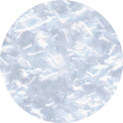 WHITE Edible Glitter Flakes - For Cupcakes, Cakes, Cookies, Parties - 1 oz.