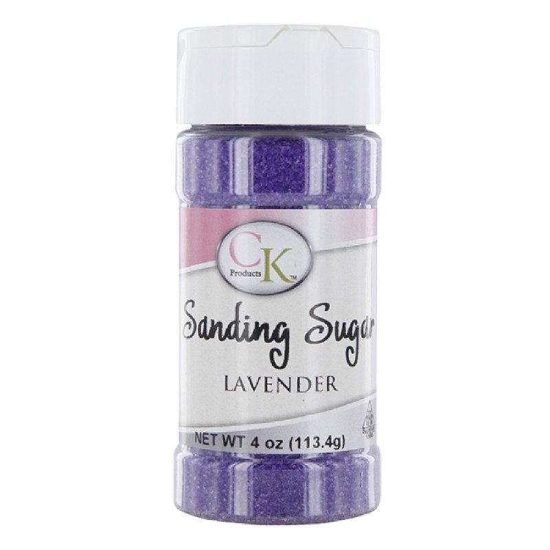 LAVENDER Sanding Sugar - For Cupcakes, Cakes, Cookies, Parties - 4 oz.