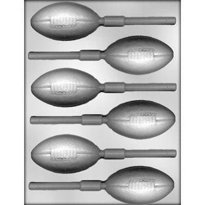 FOOTBALL Sucker Lolly Lollipop Chocolate Candy Mold -- Sports Football Soap