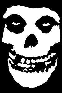 MISFITS Skull Magnet for Refrigerators and Lockers - Rock Band