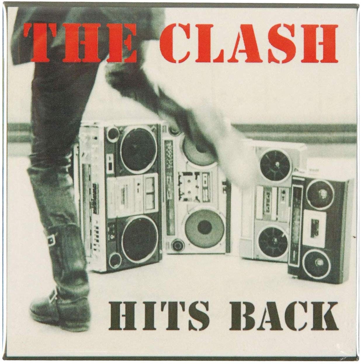 THE CLASH Hits Back Magnet for Refrigerators and Lockers - Rock Band