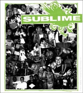 SUBLIME Band Collage Sticker Decal - Rock Band