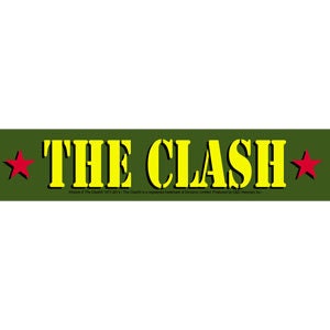THE CLASH Army Logo Sticker Decal - Rock Band Craft Supply