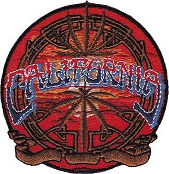 MOUSE & KELLEY Cali Weed Patch - Embroidered Rock Band Patch Applique Grateful Dead Craft Supply