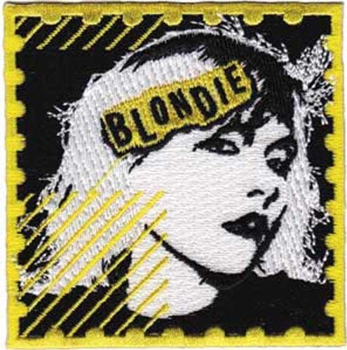 BLONDIE Postage Stamp Patch - Embroidered Rock Band Patch Applique