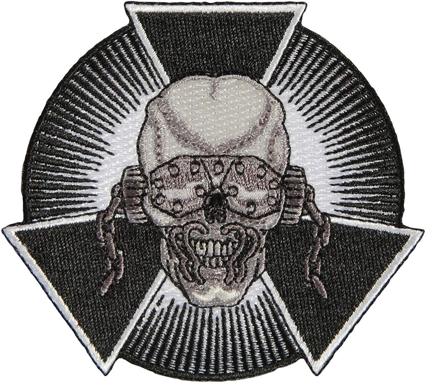 MEGADETH Skull Burst Patch - Embroidered Rock Band Patch Applique