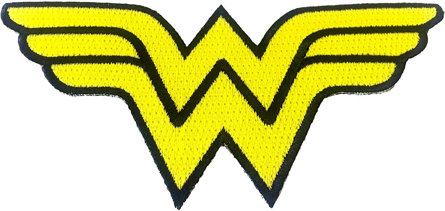 WONDER WOMAN Wings Logo Patch - Embroidered DC Comics Patch