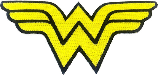 WONDER WOMAN Wings Logo Patch - Embroidered DC Comics Patch Craft Supply