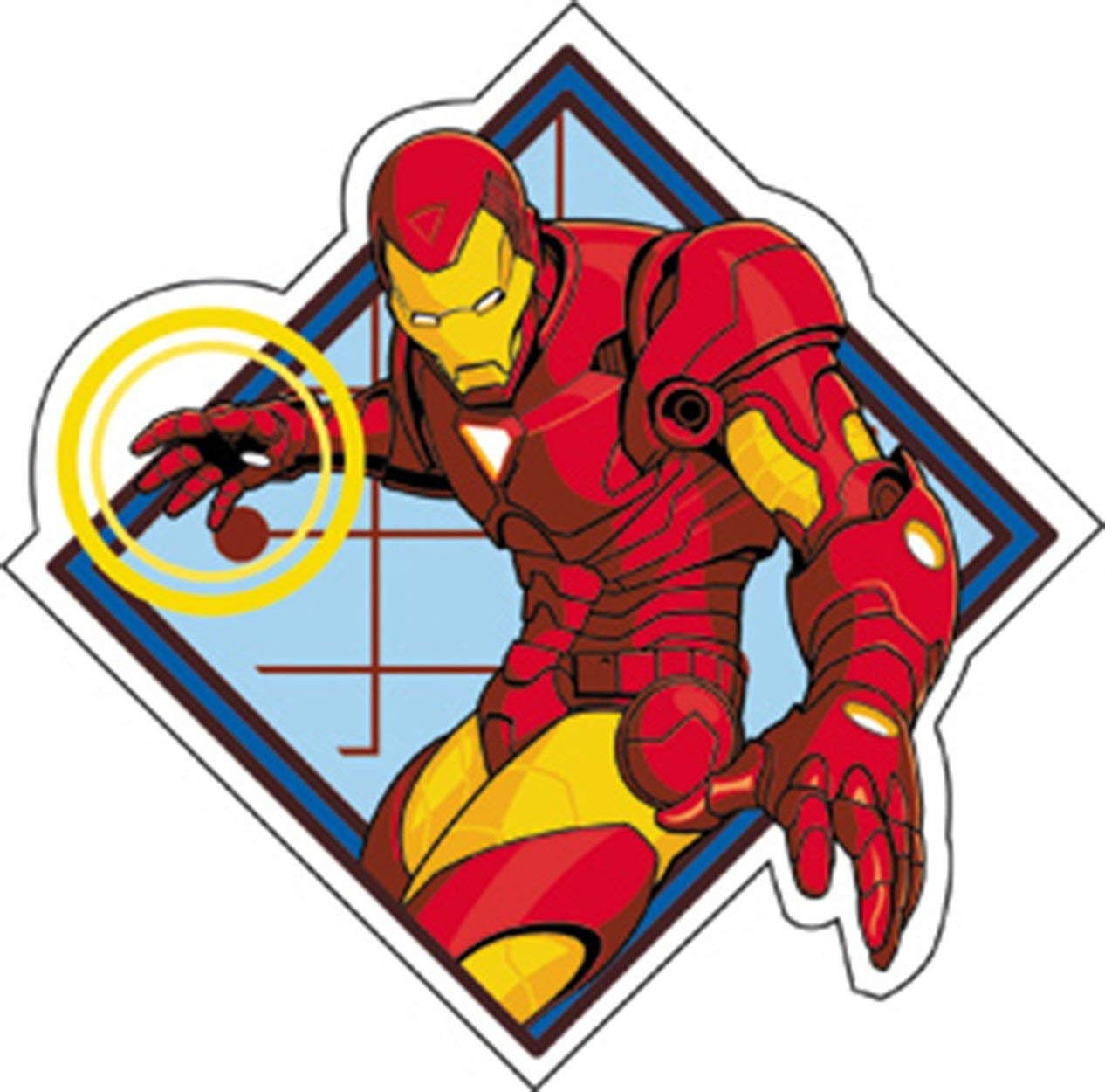 IRON MAN Invincible Power Sticker Decal - Marvel Comics Ironman