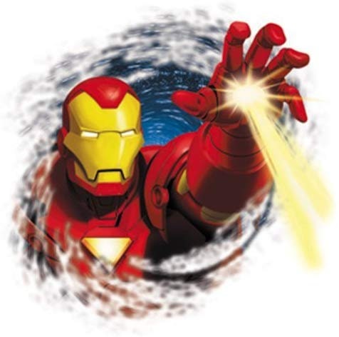 IRON MAN Invincible Hand Stick Sticker Decal - Marvel Comics Ironman Craft Supply