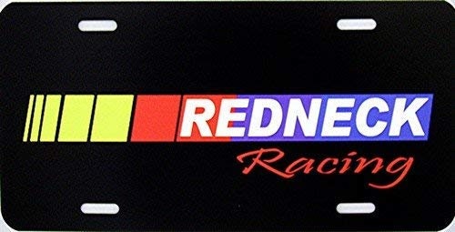 REDNECK Racing Metal License Plate