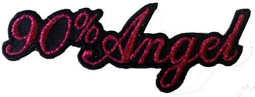 Pink Glitter 90% Patch - Embroidered Patch Applique Funny Craft Supply