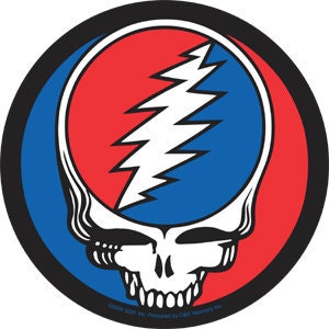 GRATEFUL DEAD Steal Your Face Sticker Decal - Rock Band Grateful Dead