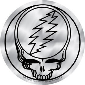 GRATEFUL DEAD Steal Your Face Round Sticker Decal - Rock Band