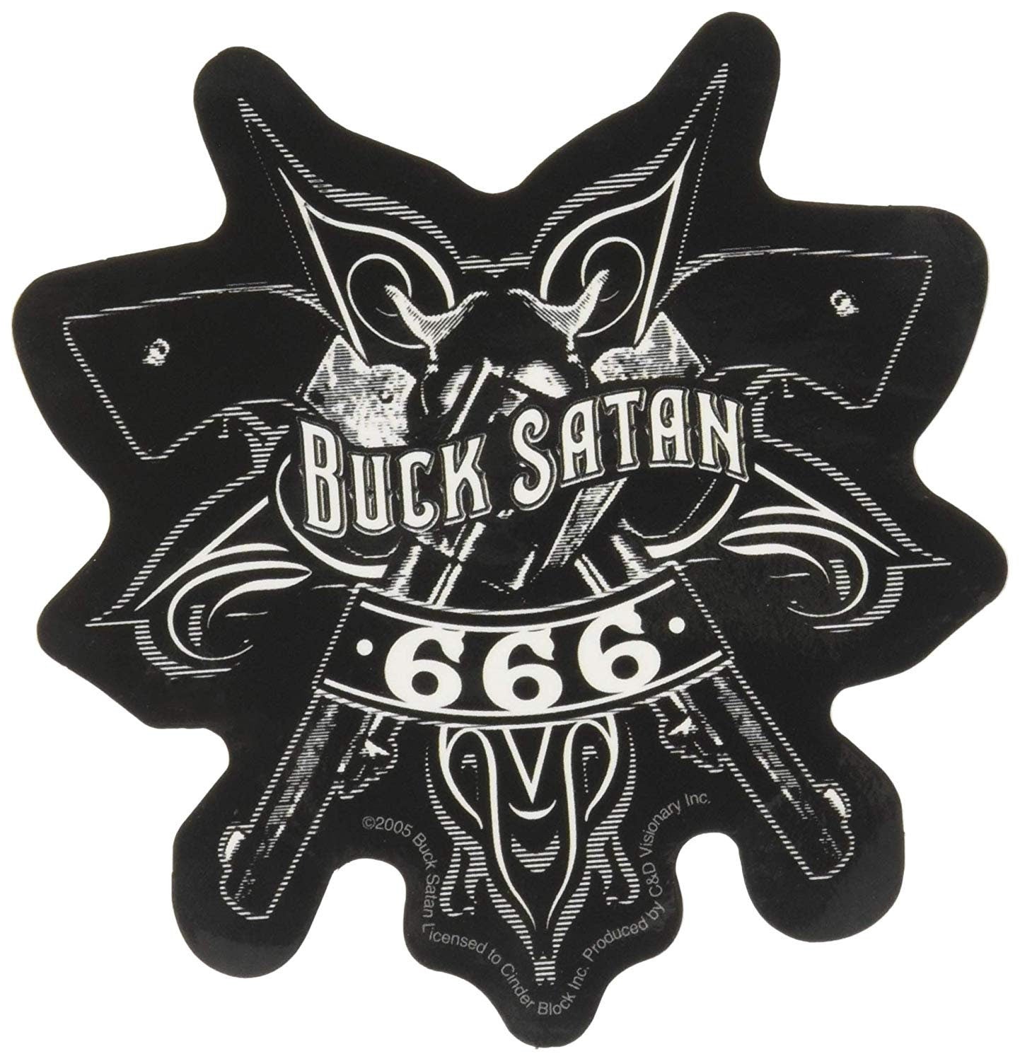 MINISTRY Guns 66 Buck Satan Sticker Decal - Rock Band