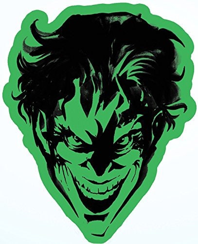 THE JOKER Head Sticker Decal - Batman DC Comics Evil Grin Craft Supply