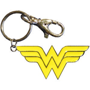 WONDER WOMAN Metal Keychain - Classic Logo - DC Comics