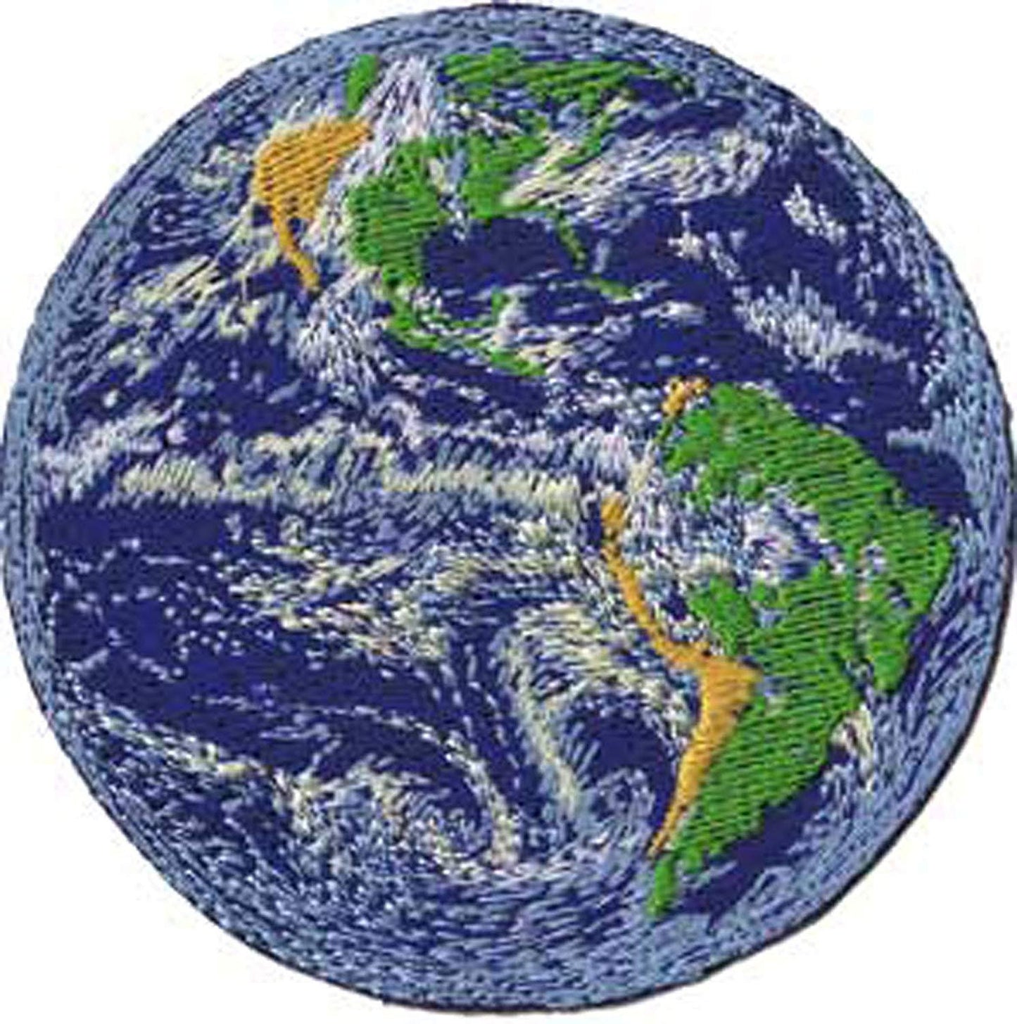 Sun Moon & Stars Earth Patch - Embroidered Patch Applique