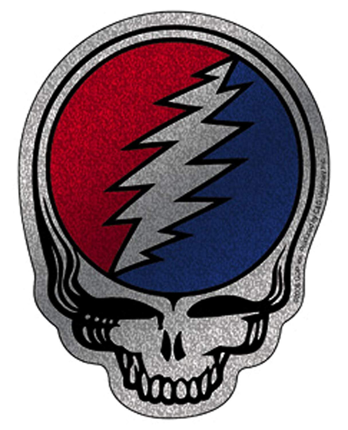 GRATEFUL DEAD Steal Your Face Glitter Sticker Decal - Rock Band