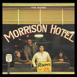 DOORS Jim Morrison Hotel Sticker Decal - Rock Band