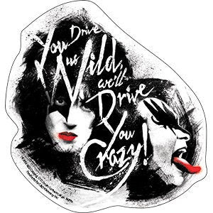 KISS Drive Us Wild Drive You Crazy Sticker Decal - Rock Band
