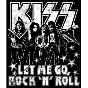 KISS Let Me Go Rock N Roll Sticker Decal - Rock Band