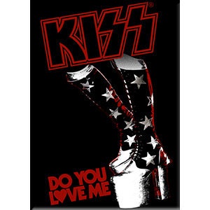 KISS Do You Love Me Band Magnet for Refrigerators and Lockers - Rock Band
