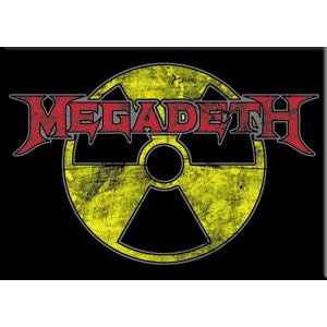 MEGADETH Band Radioactive Magnet for Refrigerators and Lockers - Rock Band