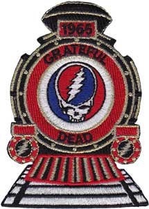 GRATEFUL DEAD Train Patch - Embroidered Rock Band Patch Applique