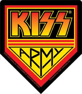KISS Army Logo Sticker Decal - Rock Band