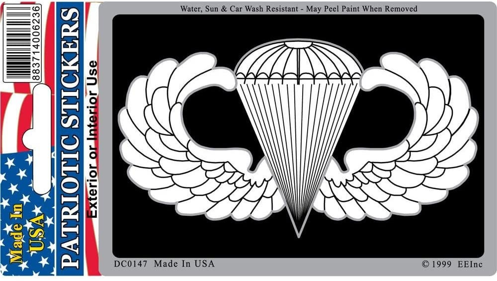 U.S. ARMY Paratrooper Sticker Decal - Veteran Vets Military Navy Marines Army Air Force