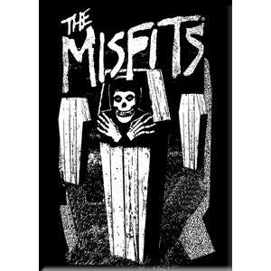 MISFITS Coffin Skull Magnet for Refrigerators and Lockers - Rock Band