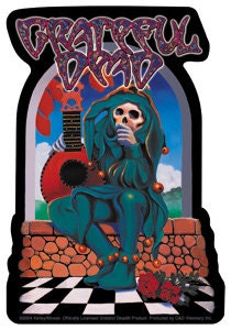 GRATEFUL DEAD Jester Rock Sticker Decal - Rock Band Craft Supply