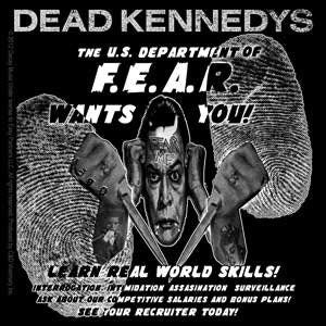 DEAD KENNEDYS Department of Fear Sticker Decal - Rock Band