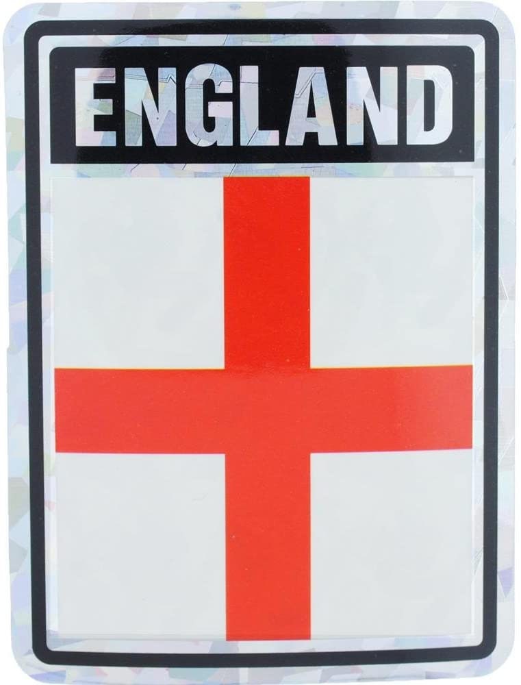ENGLAND Flag Reflective Sticker Decal - Country Flag Holographic Glossy