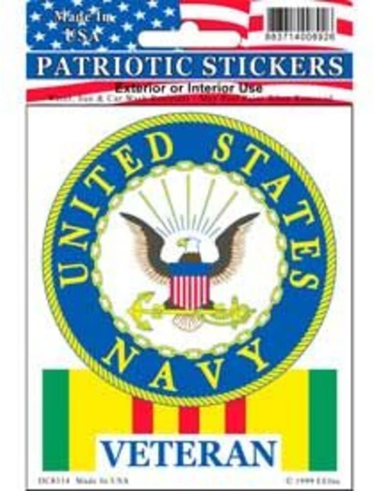 United States Navy Vietnam Veteran Sticker Decal - Veteran Vets Military Navy Marines Army Air Force