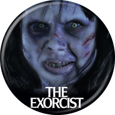 THE EXORCIST Pinback Button Badge - Regan Close - Classic Horror Movie! - Round 1.25" Button Craft Supply
