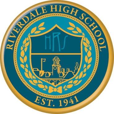 RIVERDALE Pinback Button Badge - Riverdale High School Crest - Netflix Original Series - Round 1.25" Button