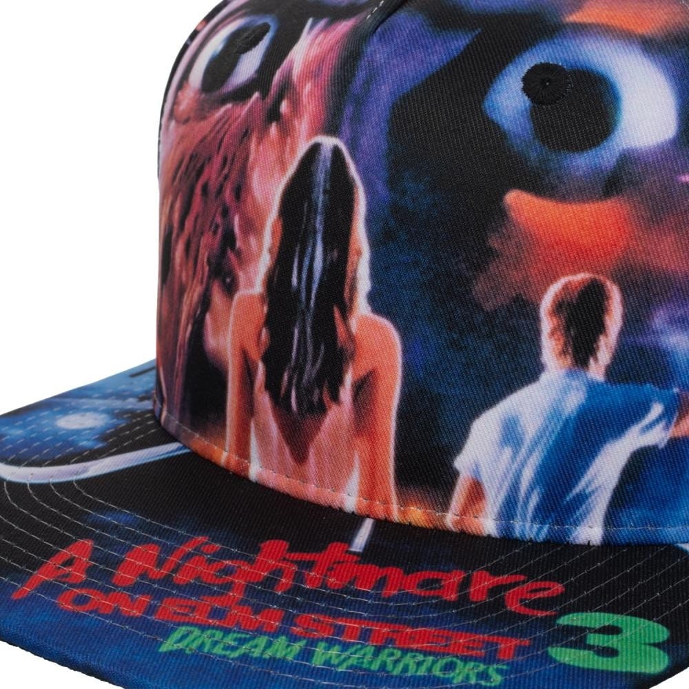NIGHTMARE On ELM STREET Snapback Hat - Freddy Krueger Poster Classic Horror Dream Warrior - Rare! Craft Supply